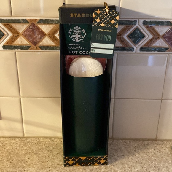 STARBUCKS Tumbler with lid giftset Marshmallow Hot Cocoa - Picture 7 of 14